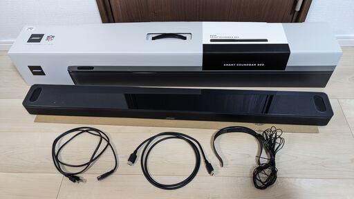 【中古美品】BOSE　サウンドバー　Smart Soundbar 900　（壁掛けにて1年間使用）