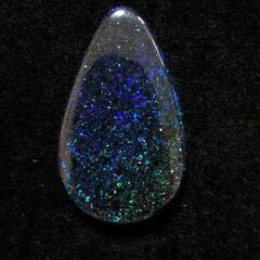 天然石 ブラックオパール マトリックス