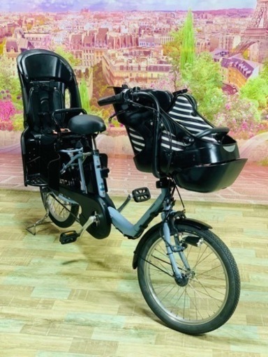 ❹ 5485子供乗せ電動アシスト自転車パナソニック3人乗り対応20インチ