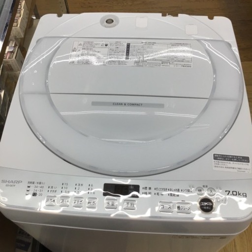 #G-58【ご来店頂ける方限定】SHARPの7、0Kg洗濯機です