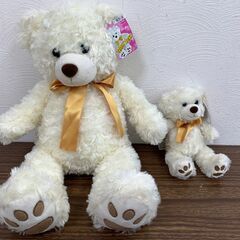 【差し上げます】 TEDDY BEAR　ぬいぐるみ　2点セット　...