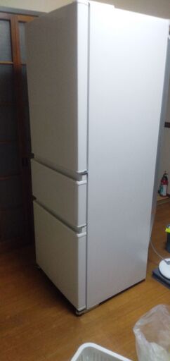 美品】三菱ノンフロン冷凍冷蔵庫 MR-C33H-W型 330L 2022年製