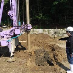 現場見学・会社見学だけでもOK！手を貸してください！新日本建設　地盤改良工事スタッフの募集です。 − 鳥取県