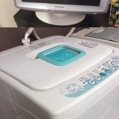 日本製家電2点セット 5000円で売ります！ 洗濯機・液晶テレビ