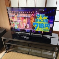 テレビ TOSHIBA REGZA 40インチ IKEAテレビ台セット