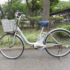 パナソニック　古い電動自転車　バッテリーは使用可能　変速なし　見...