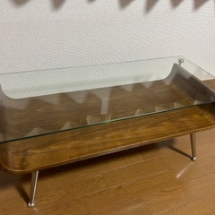 ガラステーブル(幅88×奥行38×高35)