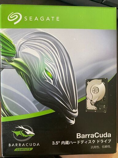3.5インチ内蔵HDD(Seagate BARRACUDA 8TB)ハードディスク ST8000DM004 未使用 新品