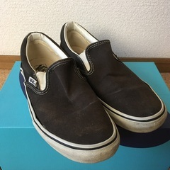 VANS スリッポン 27cm 黒 ブラック