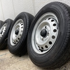 【21年製バリ山】145/80R12 貨物用タイヤ　4本セット