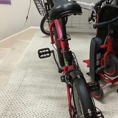 折りたたみ自転車 Jeep 20インチ JE-206GRS 2019年モデル 変速あり レッド【ユーズドユーズ名古屋天白店】J2671