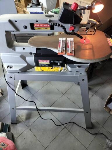 CRAFTSMAN 糸鋸盤 卓上糸鋸　卓上糸ノコ　卓上電動ソウ 替刃 足付き 動作確認済