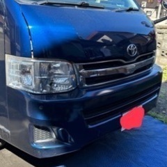 200系ハイエース3型ワイド後期HID純正フェイスセット　