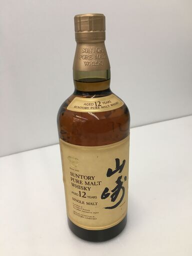 【★山崎12年 旧ラベル★】 山崎 12年 ピュアモルト ウイスキー【リサイクルモールみっけ柏店】