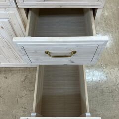 NITORI ニトリ 3面レンジボード フレンチカントリー風 食器棚 収納 No.3426● ※現金、クレジット、ぺイペイ、スマホ決済対応※