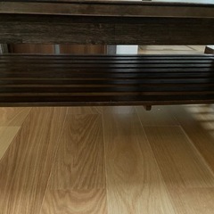 おしゃれなテーブル☆小物置きスペース有