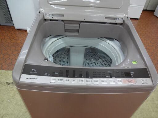 ID 354807　洗濯機10K　日立　２０１９年製　BW-V100CJ