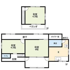 甲府市　DIY可戸建て🉐初期費用1万円　居住支援法人大歓迎