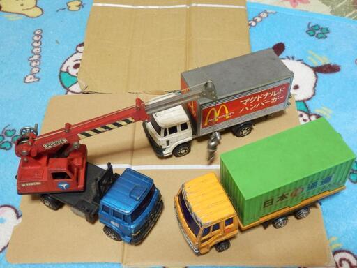 ❤️ヨネザワ★働く車★３台セット★クレーン車★日本通運★マック