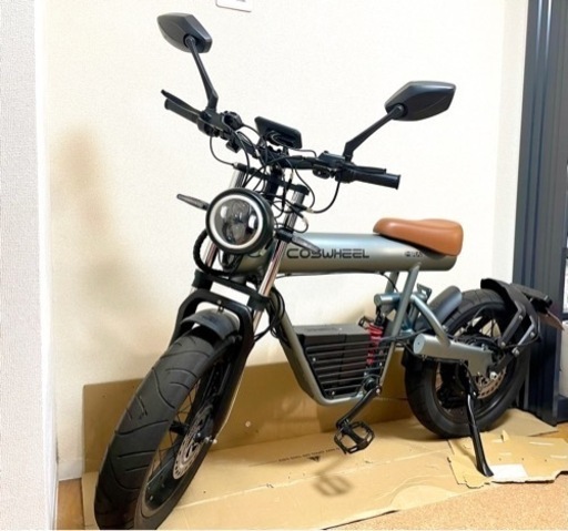 【値下・美品】COSWHEEL MIRAI 1000w（原付2種）スカイグレー