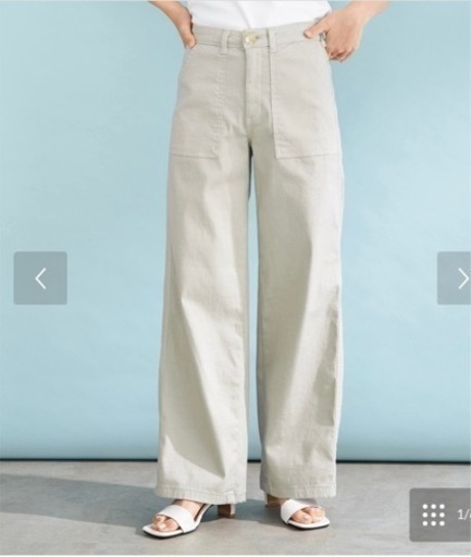新品・未使用 something 夏のジーンズ COOL ベーカー ワイド パンツ 26インチ