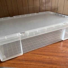 プラスチック箱　収納箱　収納蓋付きケース