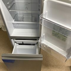 【北見市発】アクア AQUA ノンフロン冷凍冷蔵庫 AQR-13K(S) 2021年製 グレー 126L (E1846atnnY) 北見市発】アクア AQUA ノンフロン冷凍冷蔵庫 AQR-13K(S) 2021年製