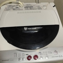 洗濯機 5.5kg SHARP ES-GE55K