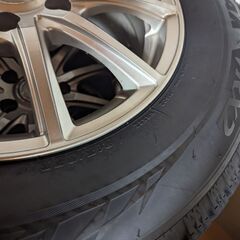 215/65R16 ブリジストン BRIDGESTONE BLIZZAK VRX2 4本 21年製造 イボ残り有 16×6.5J +45 114.3