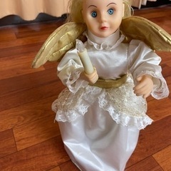 【受渡完了】フランス製　天使人形　電池式　7月末最終　