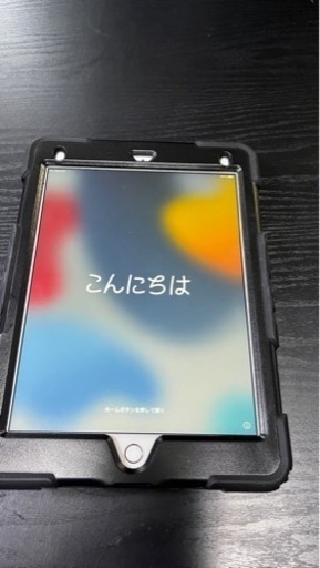 iPad AIR2 美品 強靭ケース ガラスフィルム付 初期化済
