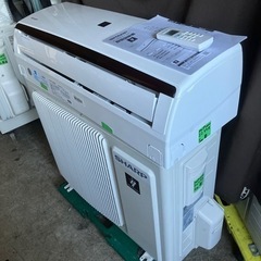 佐賀中古エアコンシャープ2020年2.2KW取付込税込97番