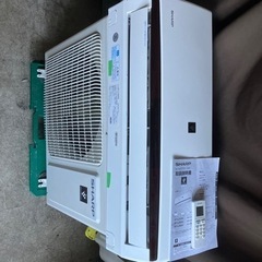 佐賀中古エアコンシャープ2020年2.2KW取付込税込97番