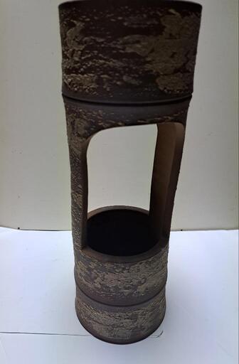 南山焼　二重生　花器　華道　古美術　工芸品　骨董品