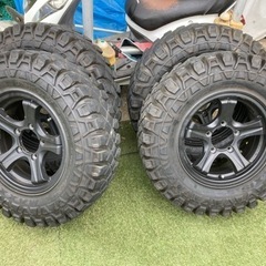 ジムニー用　アルミ&マッドタイヤ　クリーピークローラー