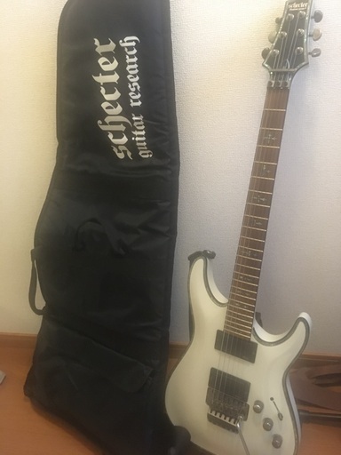 弦楽器、ギター schecter hellraiser AD-C1-FR-WHT