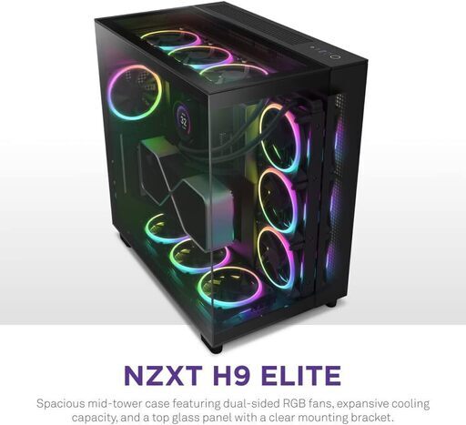 【新品】NZXT H9 Elite PCケース Black CM-H91EB-01