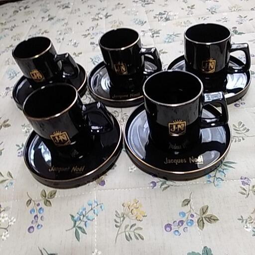 値下げ　コーヒーカップ　ジャックノエル　5客　　フランス
