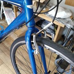 受渡し完了しました] クロスバイク 24段ギヤ ブルー かながわペイ(20