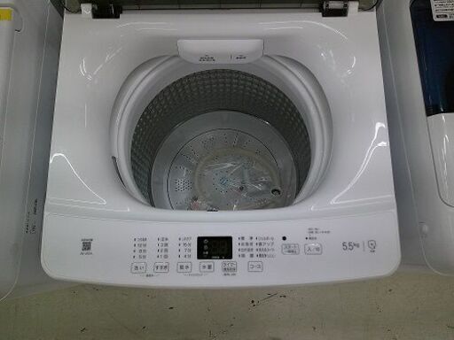 ID:G60360402　全自動洗濯機５．５ｋ　ハイアール　ＪＷ－Ｕ５５Ａ　２０２２年