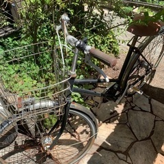 パンクしてる学生用自転車‼️値下げしました