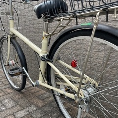 無印良品26インチ大人用ベージュ自転車