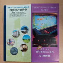 近鉄グループホールディングス 優待券1冊