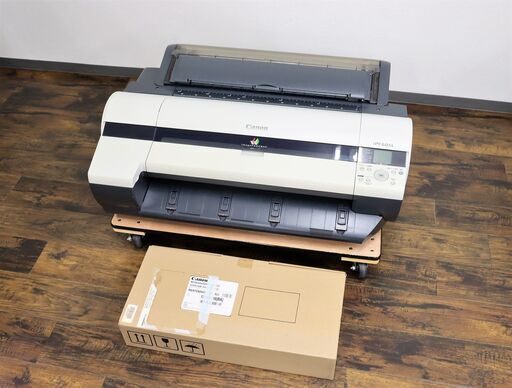 【ヤ取終了8/4】≪ZU566ジ≫ 通電OK CANON/キャノン 大判インクジェットプリンター imagePROGRAF iPF605L 事務用品/プリンター/A1プロッタ 印刷 現状品