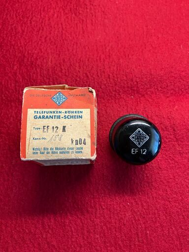 telefunken EF12k NOS　真空管