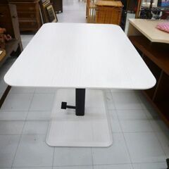 野田産業 昇降テーブル ペダル式 幅120×奥行80×高さ57～75cm