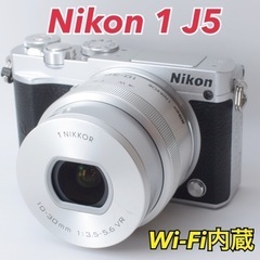 ★Nikon 1 J5★S数約3800回●Wi-Fi内蔵●208...