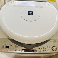 【美品】SHARP 乾燥機付き洗濯機