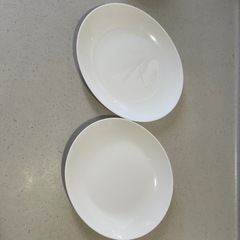 白いお皿2枚