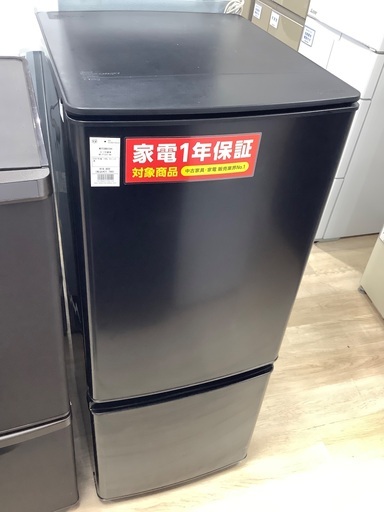 2ドア冷蔵庫 MITSUBISHI MR-P15EF-KK 146L 2021年製　入荷致しました！